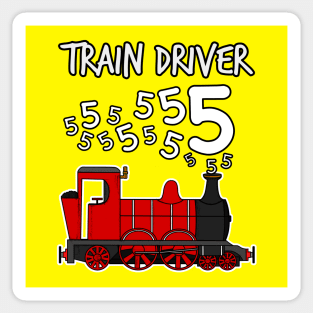 Train Driver 5 Year Old Kids Steam Engine Sticker